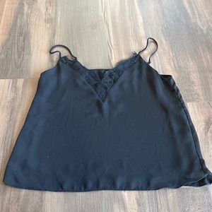Black Tank with Lace